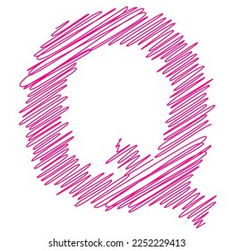 Thread and seam effect letters baby text