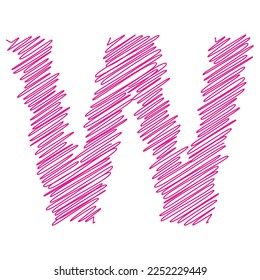 Thread and seam effect letters baby text