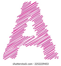 Thread and seam effect letters baby text