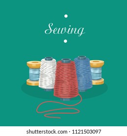 
thread, sewing, vector