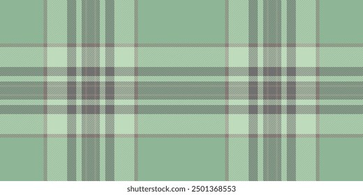 Thread tartan texture vector, back to school fabric plaid textile. Production pattern seamless check background in pastel and light colors palette.