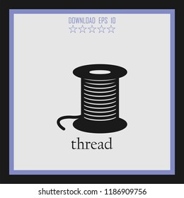 thread  vector icon