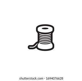 Thread vector isolated icon illustration. Thread Illustration