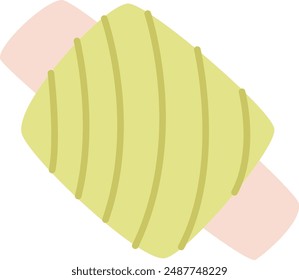 Thread Yarn Roll Vector Illustration