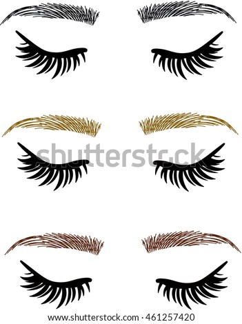 Threading salon, Eyelash Extensions, closed Eyes, Eyebrows