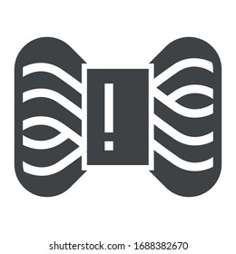 
threads black icon on white background