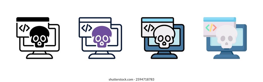 Threat Icon Element For Design