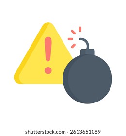 Threat Icon Element For Design