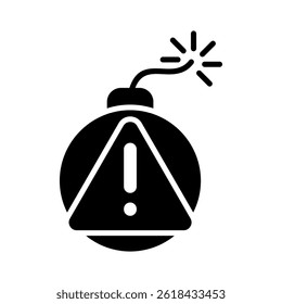 Threat Icon Element For Design