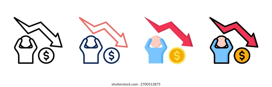 Ícone de ameaça define várias coleções de estilos