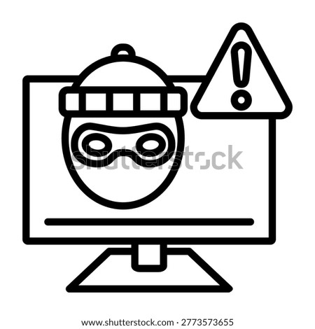 Threat Icon Single Vector Collection