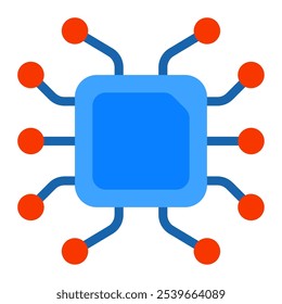 Icono de inteligencia de amenazas para Web, App, infografía, etc