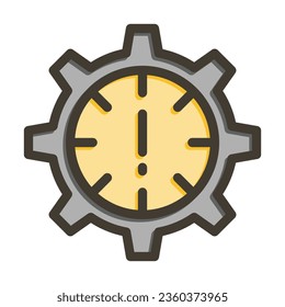 Threat Vector Thick Line Filled Colors Icon For Personal And Commercial Use.
