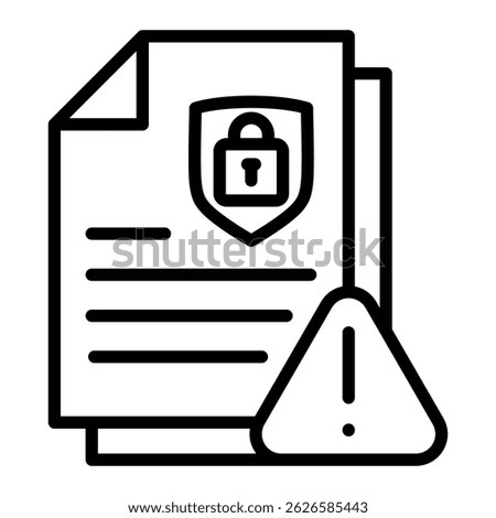 Threats Icon Element For Design