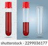 test tubes isolated
