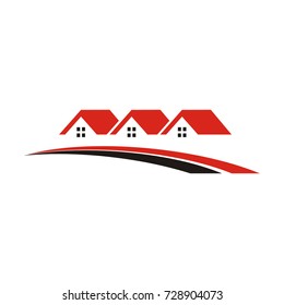 Three (3) house logo for real estate company