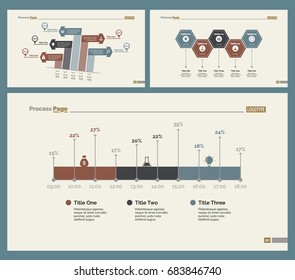 Three Accounting Slide Templates Set