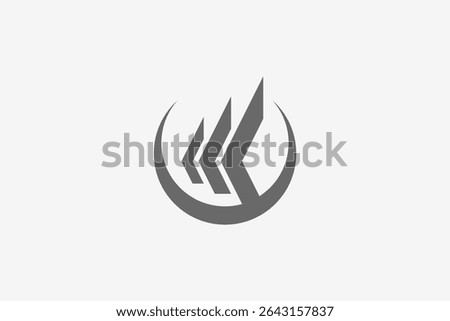 Three arrow bold in circle logo