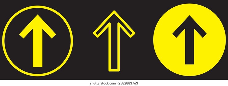 Three Up Arrow duotone line icon , vector, pixel perfect, illustrator file.