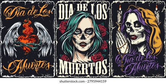Three artworks display Dia
