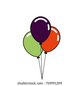 three balloons inflatable party decoration