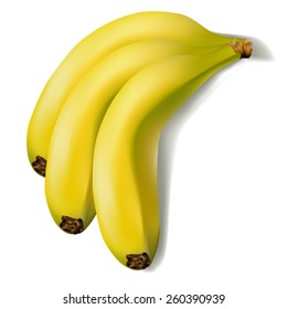 Three bananas
