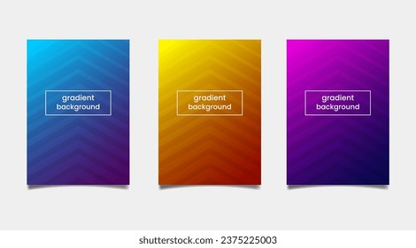 "Three banners with different colors and shapes on them" suitable for creating eye-catching advertisements, promotional materials, or website banners with a vibrant and dynamic visual appeal.