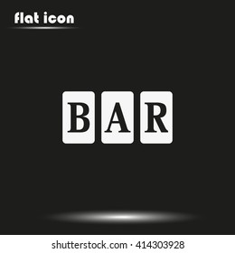 Three bar signs.