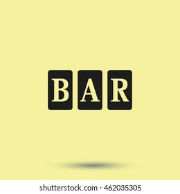 Three bar signs.