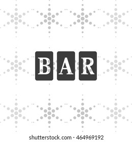 Three bar signs.