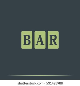 Three bar signs.