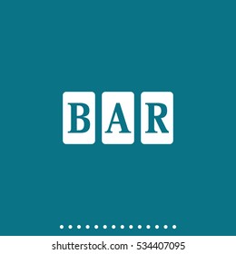 Three bar signs.