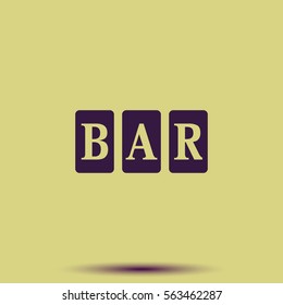 Three bar signs.
