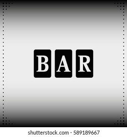 Three bar signs.