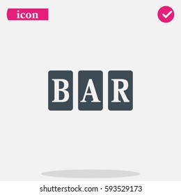 Three bar signs.
