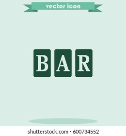 Three bar signs.