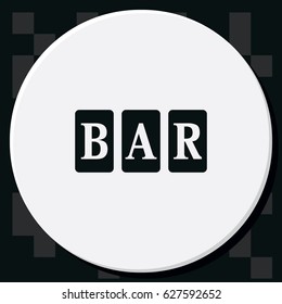 Three bar signs.