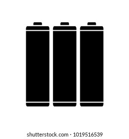 Three batteries illustration