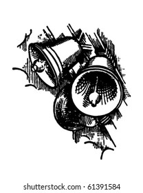 Three Bells - Retro Clip Art