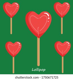 Three big ones lollypops isolated on a white background. Top view.One red lolly pop isolated on a white background. Top view.isolated lollipop on a blue background
