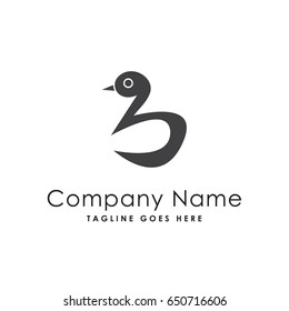three bird icon logo template