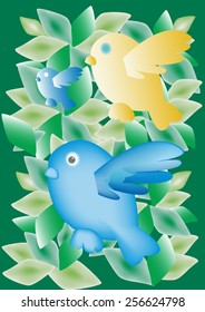 Three  birds