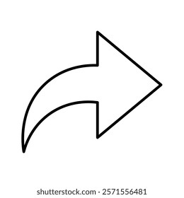 Three black arrows, direction right