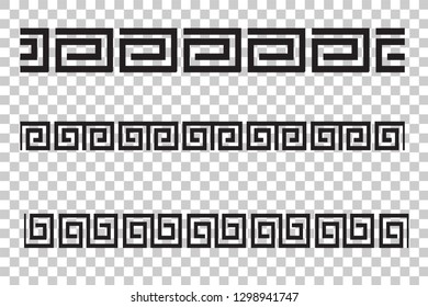 Three Black Horizontal Line Frame for Certificate, Chinese New Year Moment or other Related