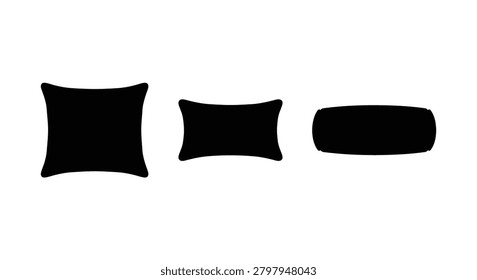 Three black miton shapes against a white background a silhouette mitons handwear gloves winter accessories