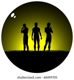 three boys on field