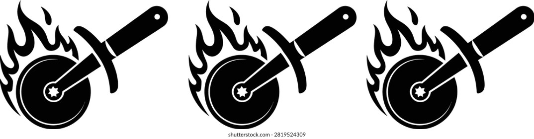 Three burning matches crossed with flame and smoke