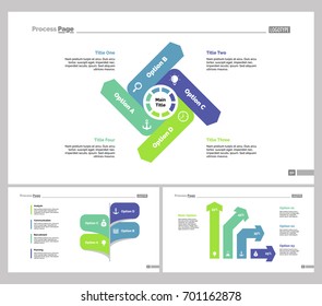 Three Business Slide Templates Set