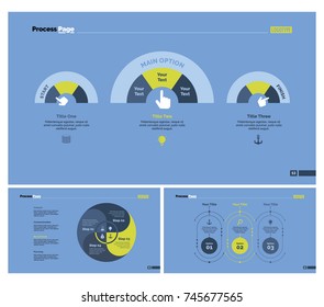 Three Business Slide Templates Set