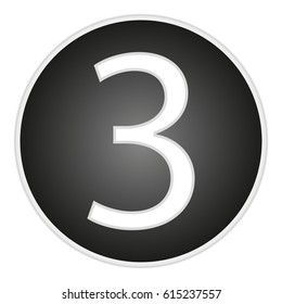 Three buttons vector image